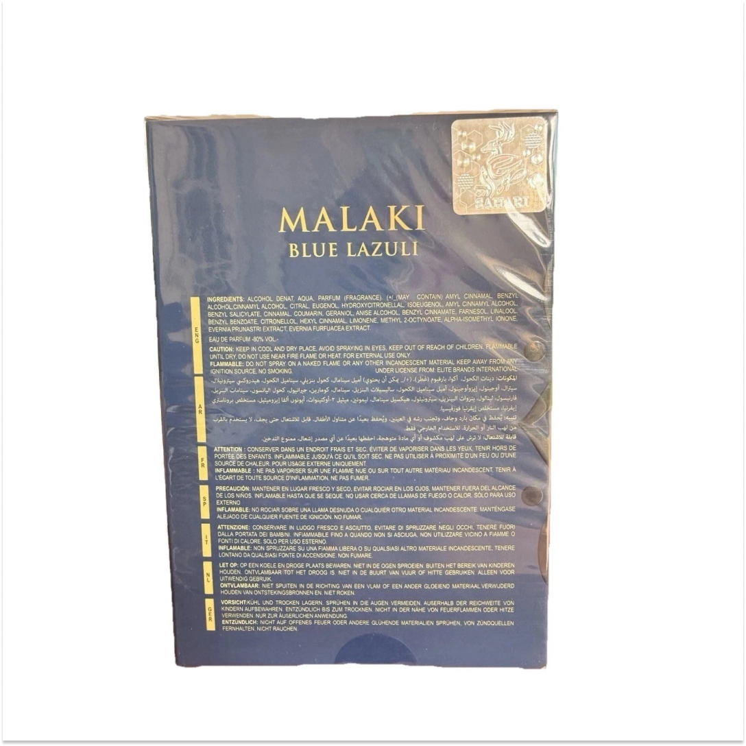 Sahari Blue Lazuli Eau de Parfum Spray 100ml 3.4 fl oz Regular Size Fragrance