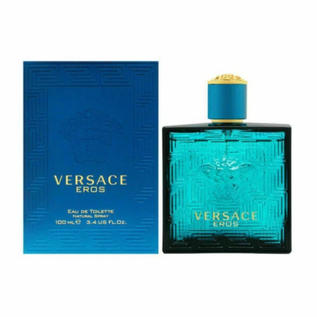 Versace Eros Eau de Toilette Spray 3.4 oz EDT Cologne for Men